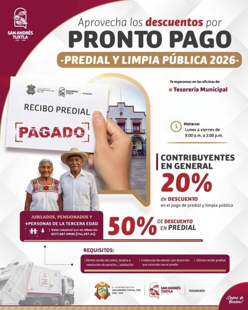 tuxtlas2-819x1024 Invita Gobierno Municipal a seguir aprovechando descuentos al pago del impuesto Predial